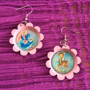 Bottlecap Flower Earrings - Perf for Spring!